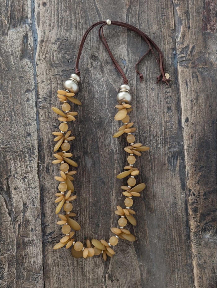 COLLAR CAYMAN AMBER