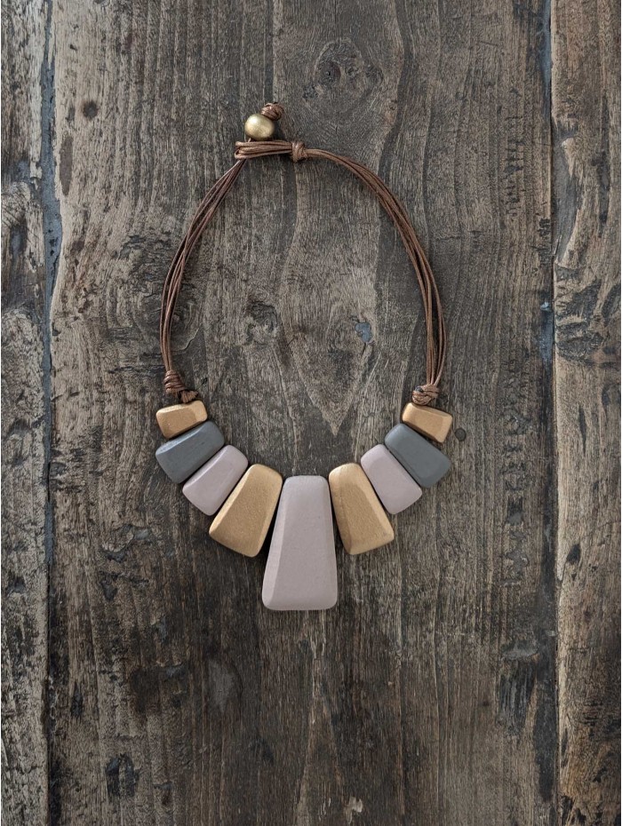 COLLAR MOAI GREY