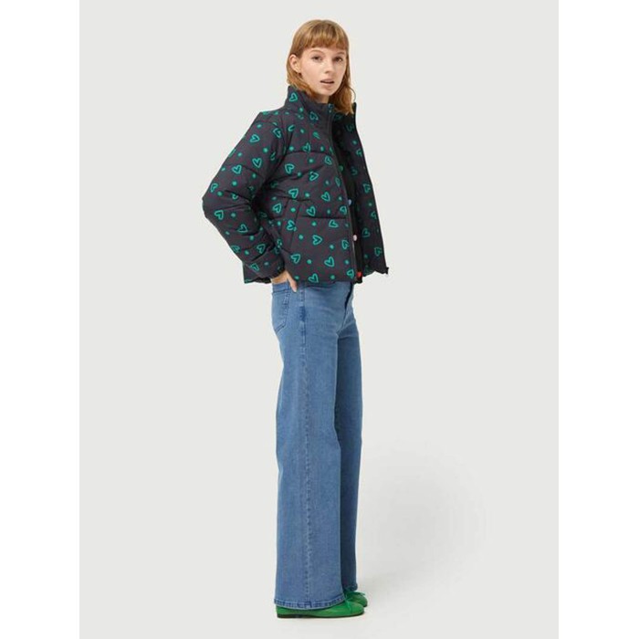 Pantalón vaquero mujer Zee. Colección AW24 Compañía Fantástica en candelascloset. Color azul, pernera recta, largo y tiro alto.