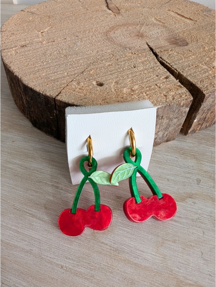 PENDIENTES BIG CHERRY