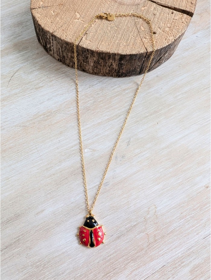 COLLAR SMALL LADYBUG