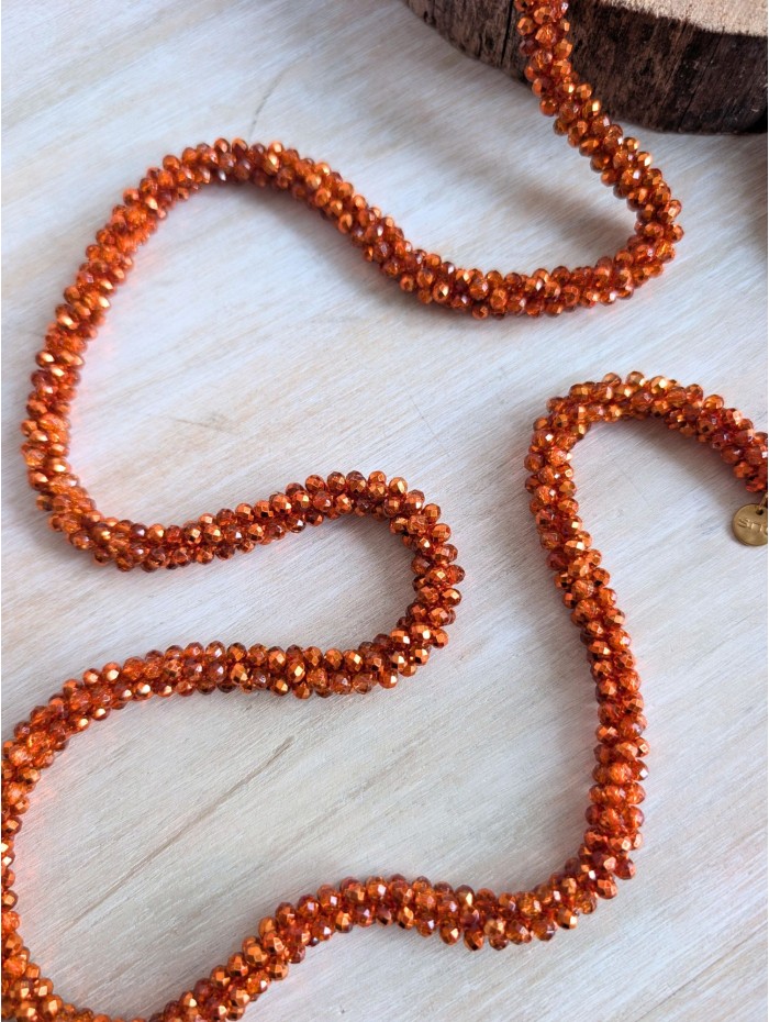 COLLAR GRAS ORANGE 2