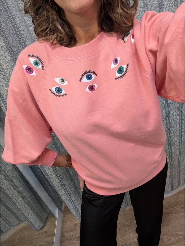 SUDADERA EYES 2