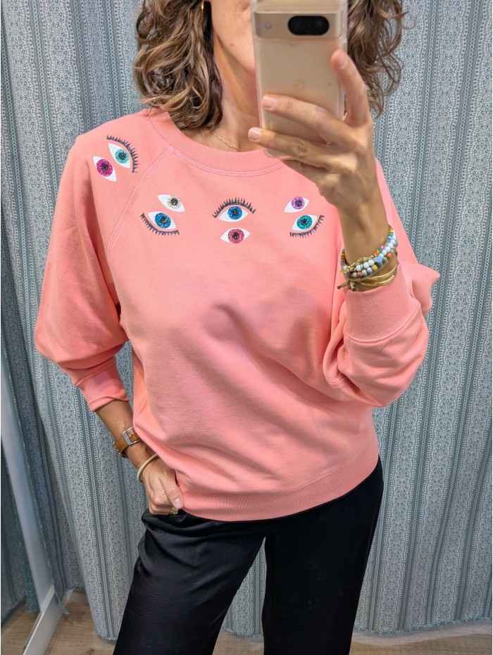 SUDADERA EYES