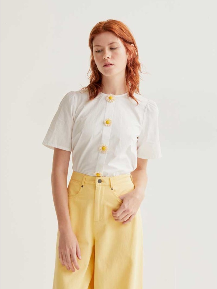 BLUSA FLOWER WHITE COMPAÑÍA...