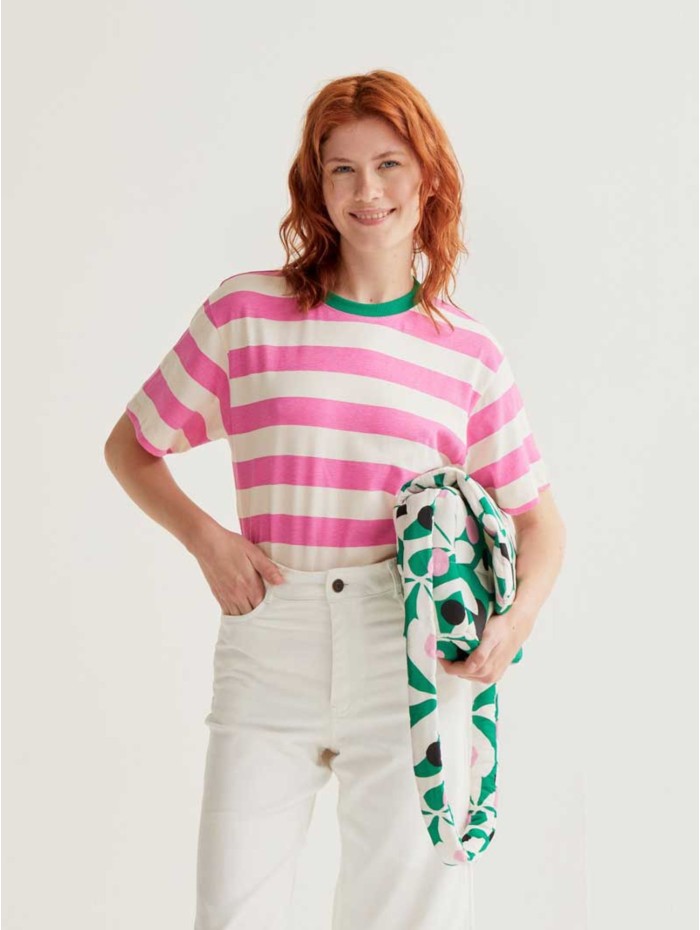 CAMISETA LINE PINK COMPAÑÍA...