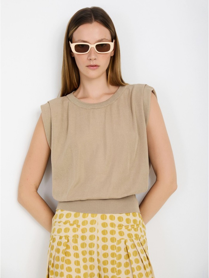 TOP MERLIN BEIGE SKATÏE