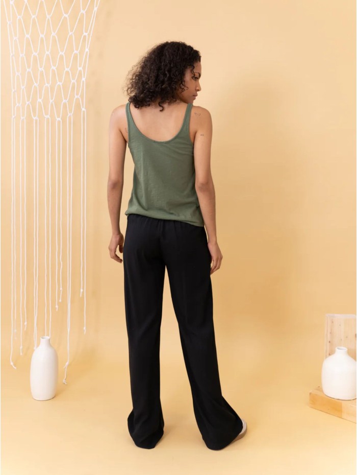 PANTALÓN GENTLE BLACK POEMS 2