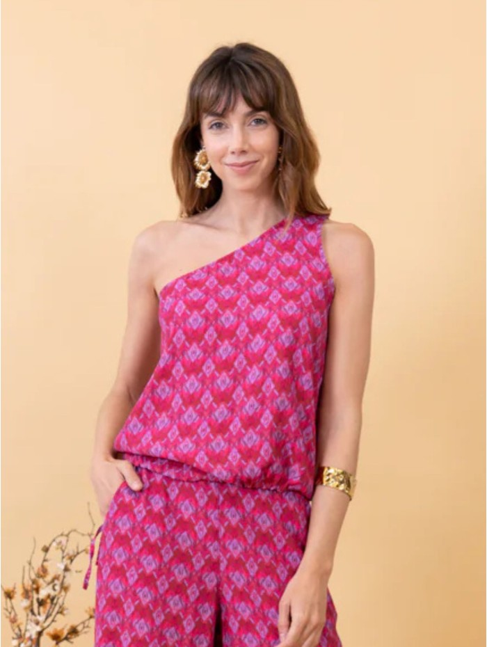 TOP NEST ETNIC PINK
