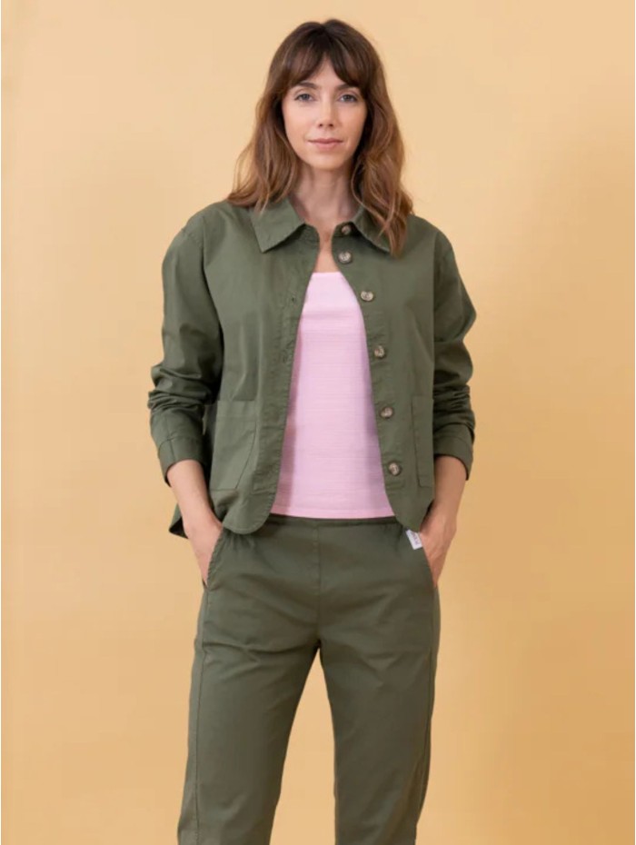 CHAQUETA FUSION KAKI POEMS