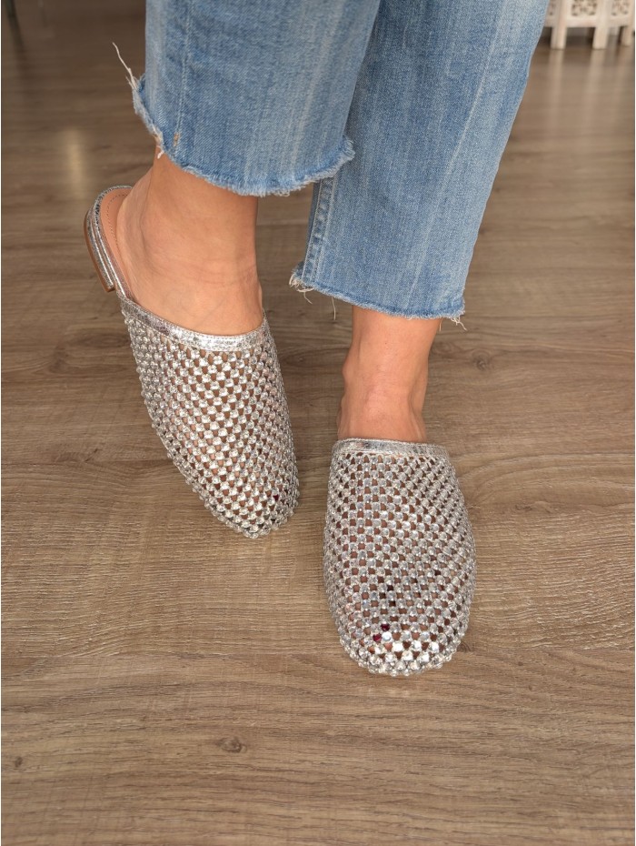 MULE JAY SILVER BIBILOU