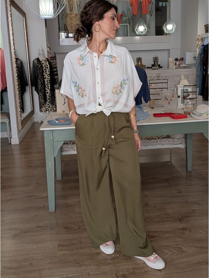 PANTALÓN NAMI KAKI ORFEO 2