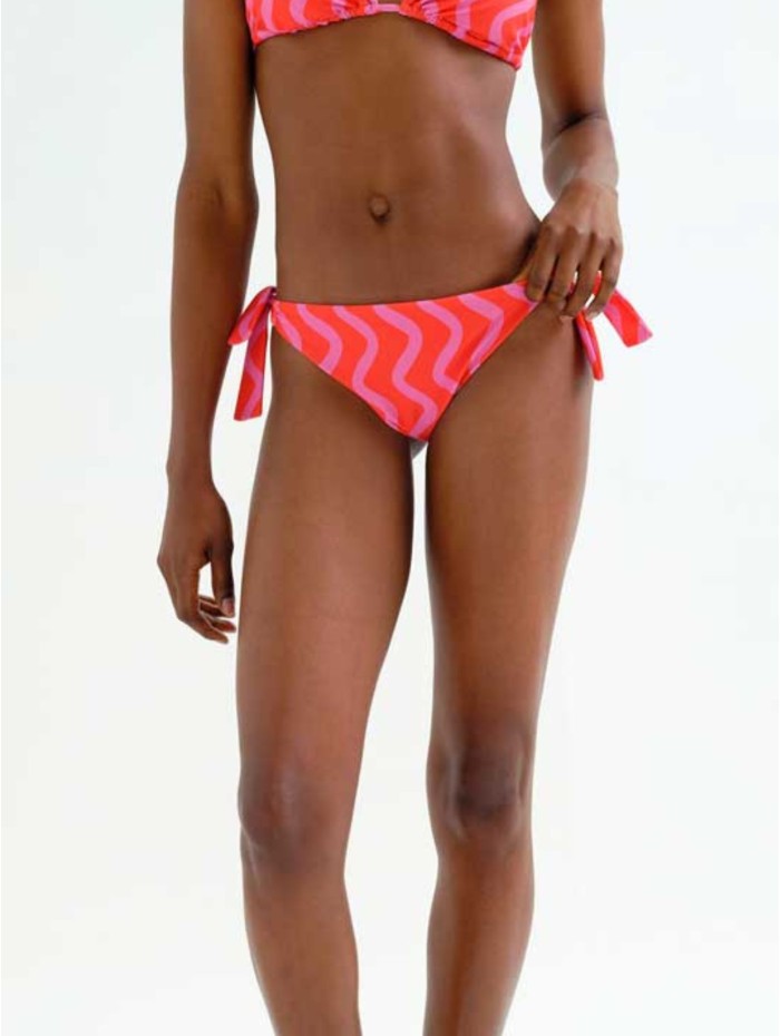 BRAGUITA BIKINI RED WAVE...