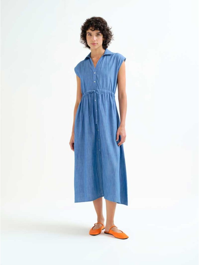 VESTIDO CHAMBRAY COMPAÑÍA...