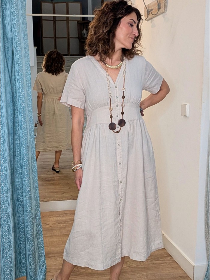 VESTIDO CALI NATURAL