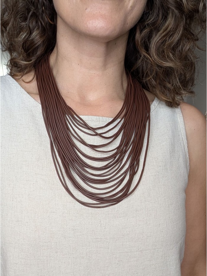 COLLAR DOMA BROWN