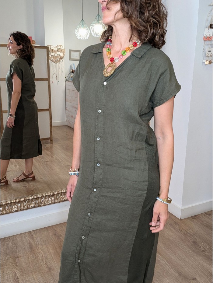 VESTIDO BOMBAY GREEN 2
