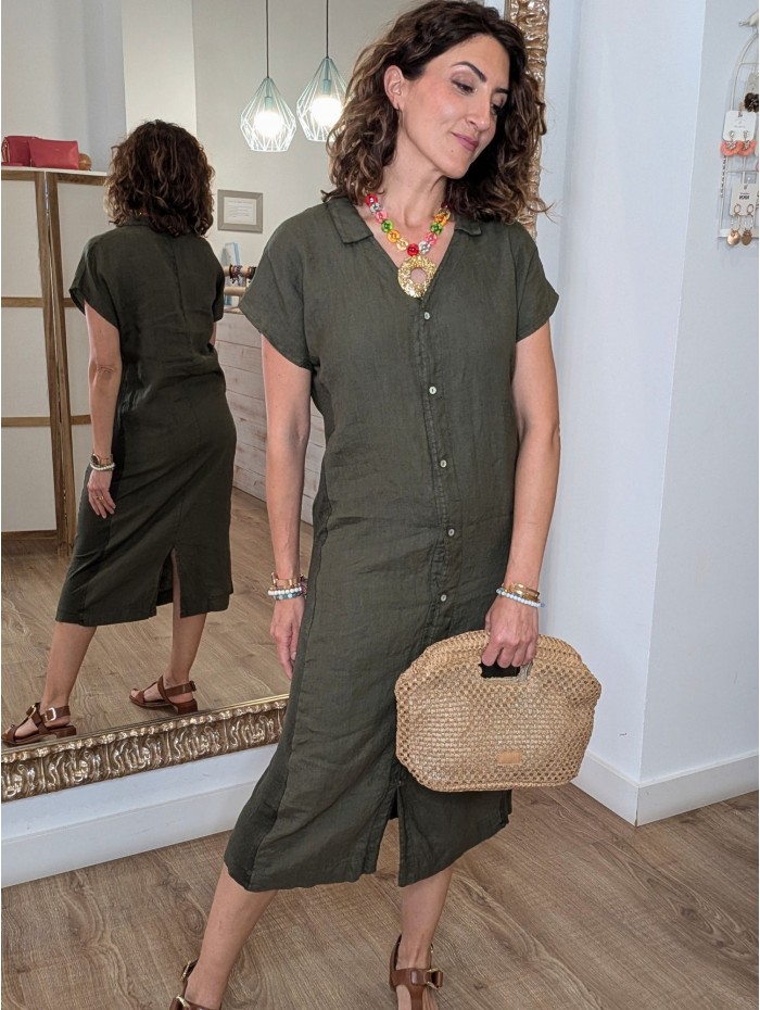 VESTIDO BOMBAY GREEN