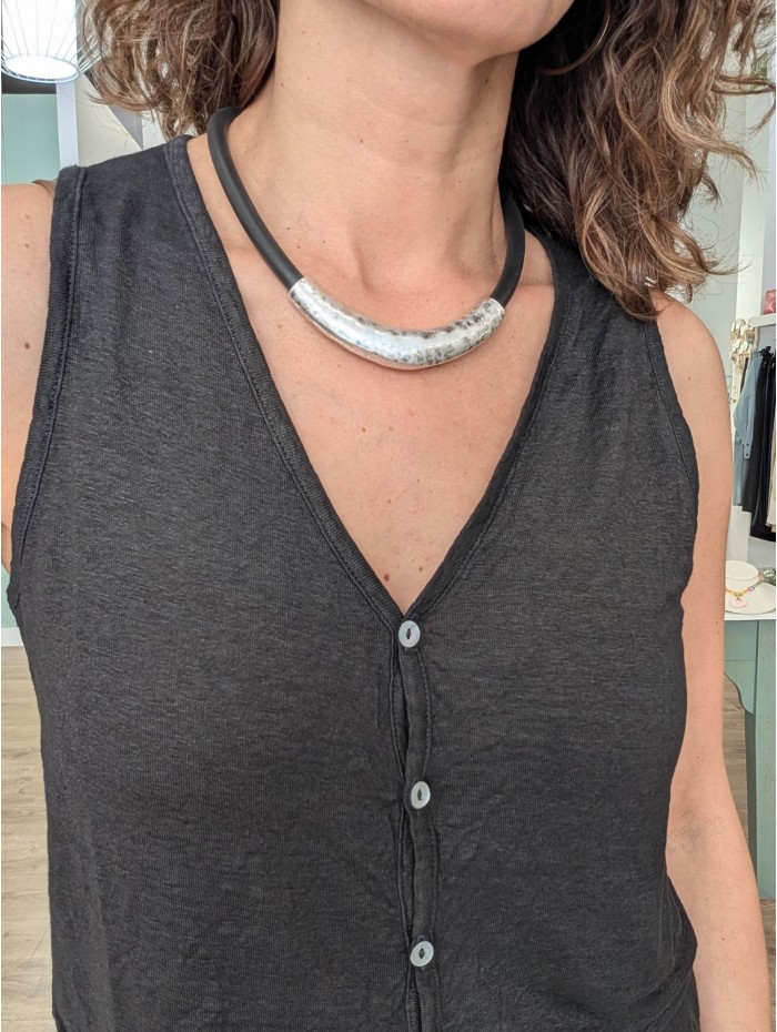 COLLAR NORIA SILVER 2