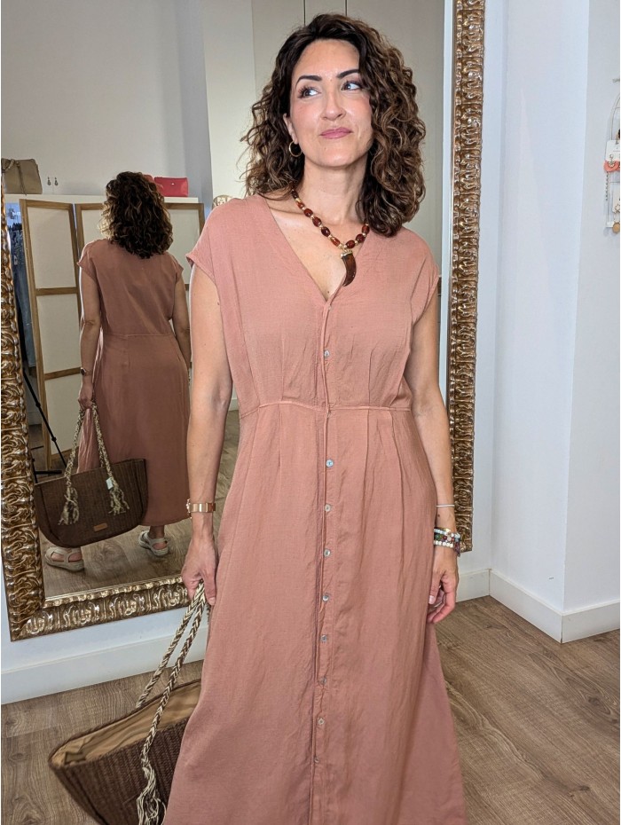 VESTIDO ATENAS CANELA 2