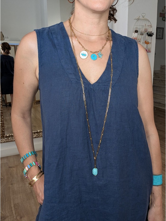 VESTIDO ILLETES NAVY 2