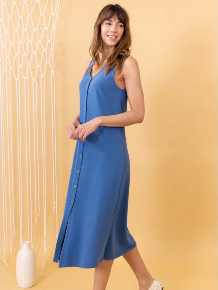 VESTIDO STRONG BLUE POEMS 2