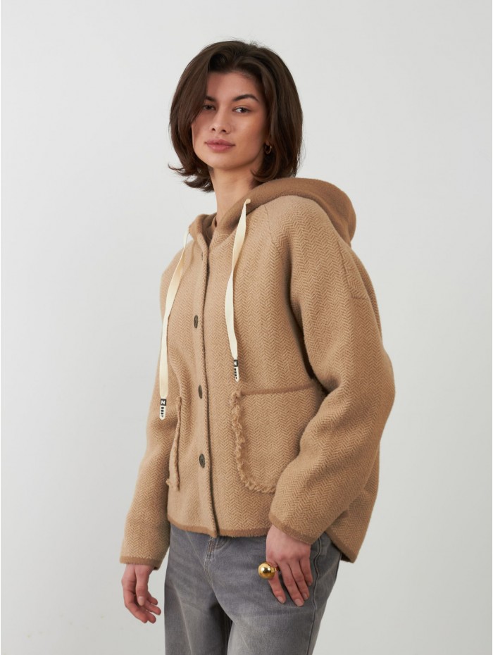 CHAQUETA BRISEIS CAMEL ORFEO 2