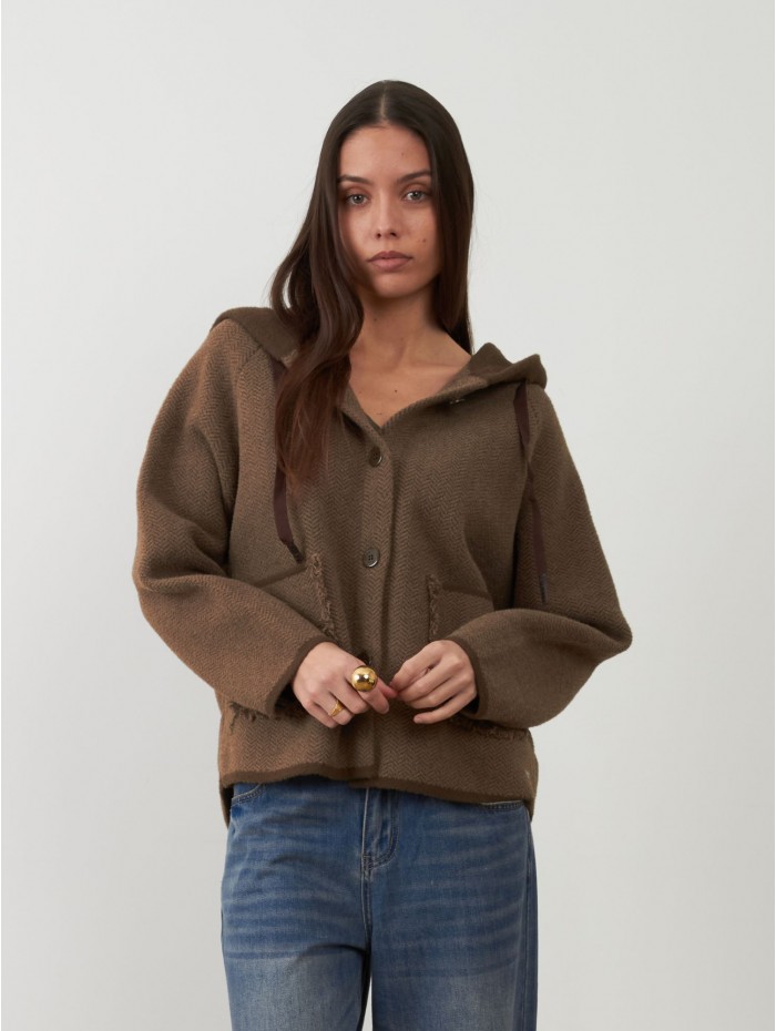 CHAQUETA BRISEIS CHOCO ORFEO