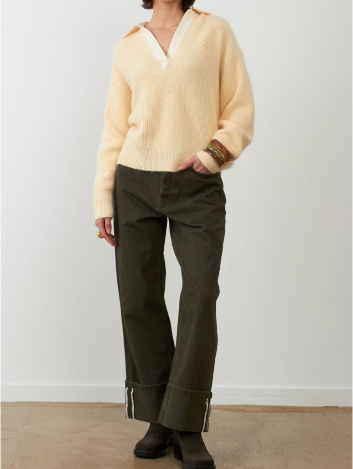 PANTALÓN DEBBIE KAKI ORFEO