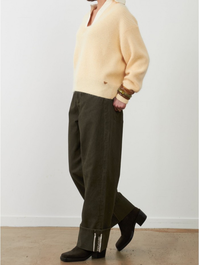 PANTALÓN DEBBIE KAKI ORFEO 2