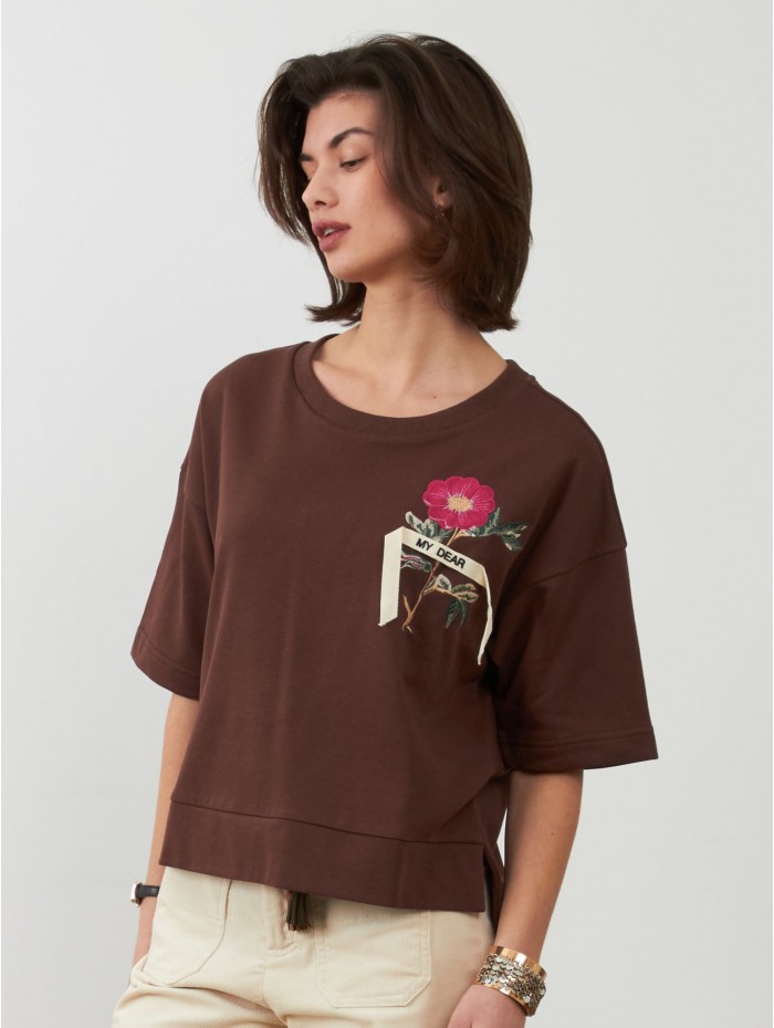 CAMISETA SOHANNE CHOCO ORFEO