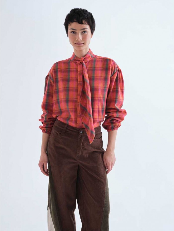 CAMISA PINK PLAID COMPAÑÍA...