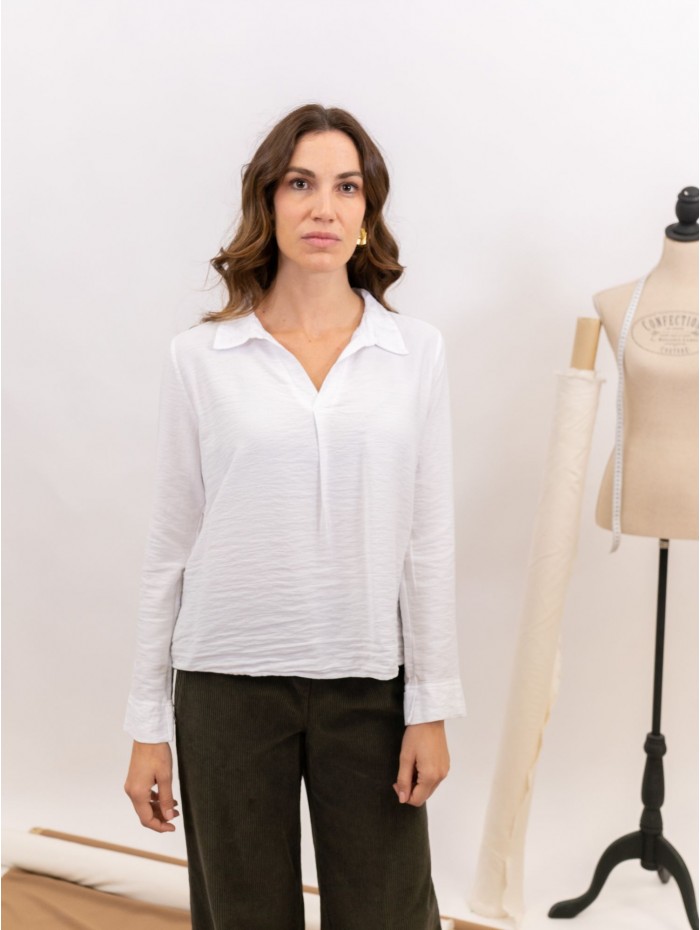BLUSA ABSOLUT WHITE POEMS