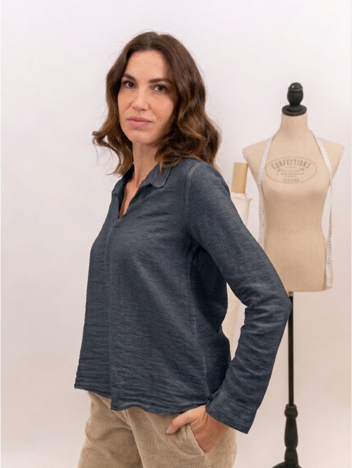 BLUSA ABSOLUT ANTRACITA POEMS