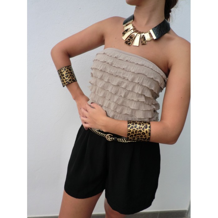 COLLAR CHOKER DORADO