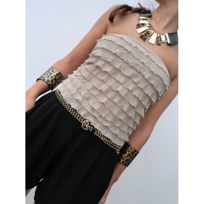 COLLAR CHOKER DORADO